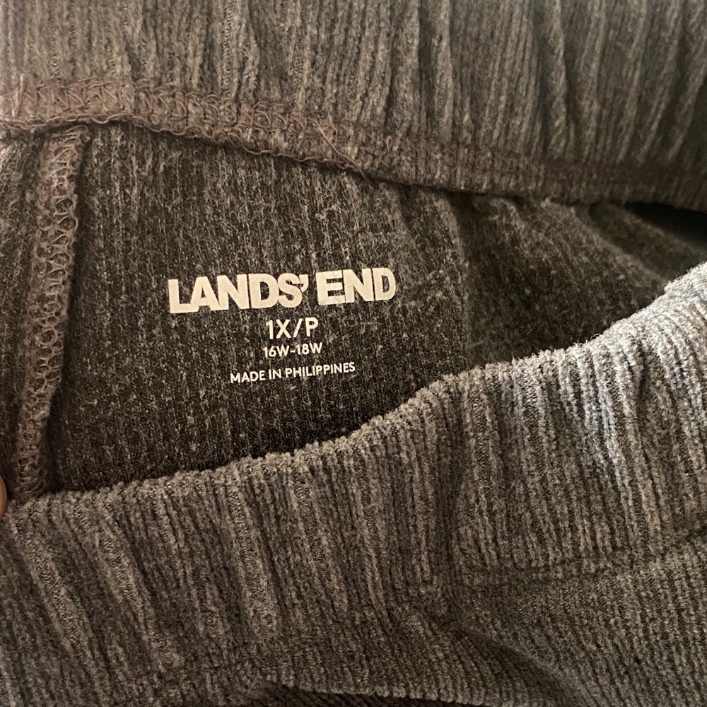 💚 3/$15 Lands' End Gray Women's Trousers F - Picture 6 of 6